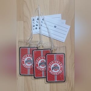 The Ohio State University Buckeyes Vintage Playing Card Luggage Tags - Set (3)